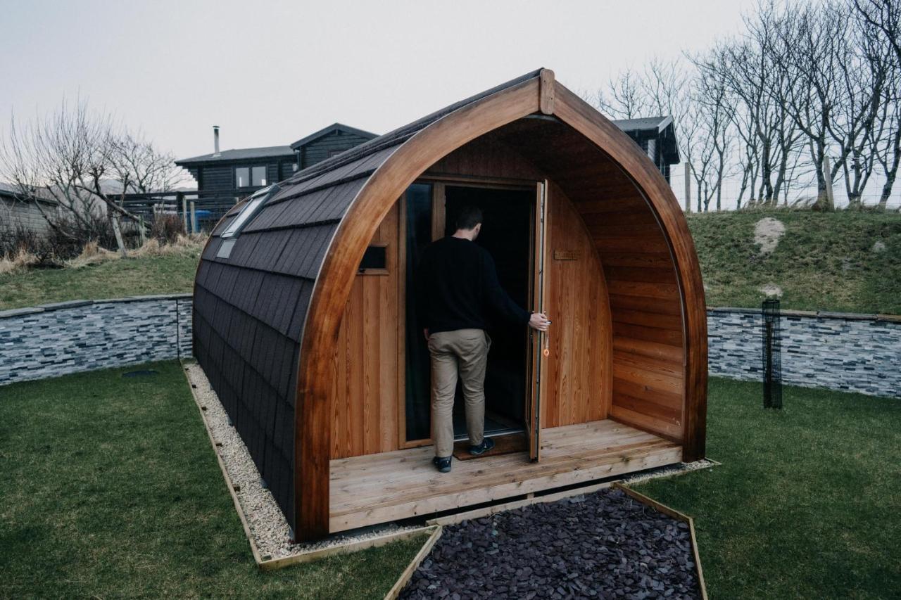 North Coast 500 Pods Hotel Achmelvich Buitenkant foto