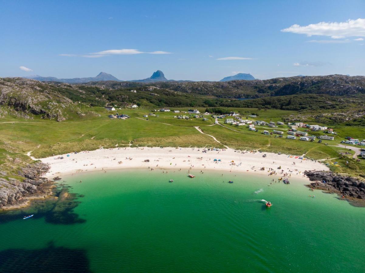 North Coast 500 Pods Hotel Achmelvich Buitenkant foto
