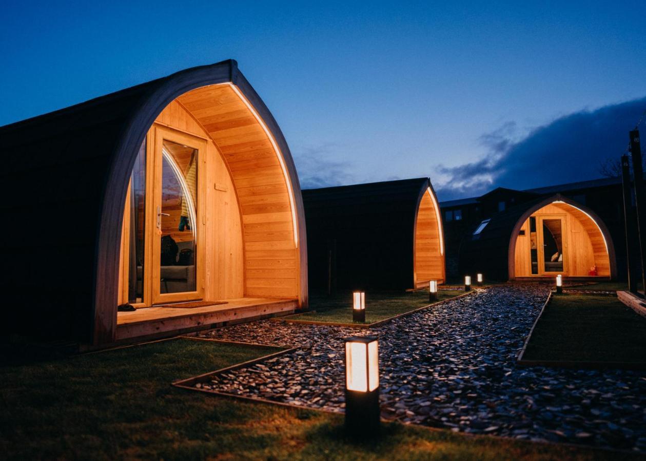 North Coast 500 Pods Hotel Achmelvich Buitenkant foto