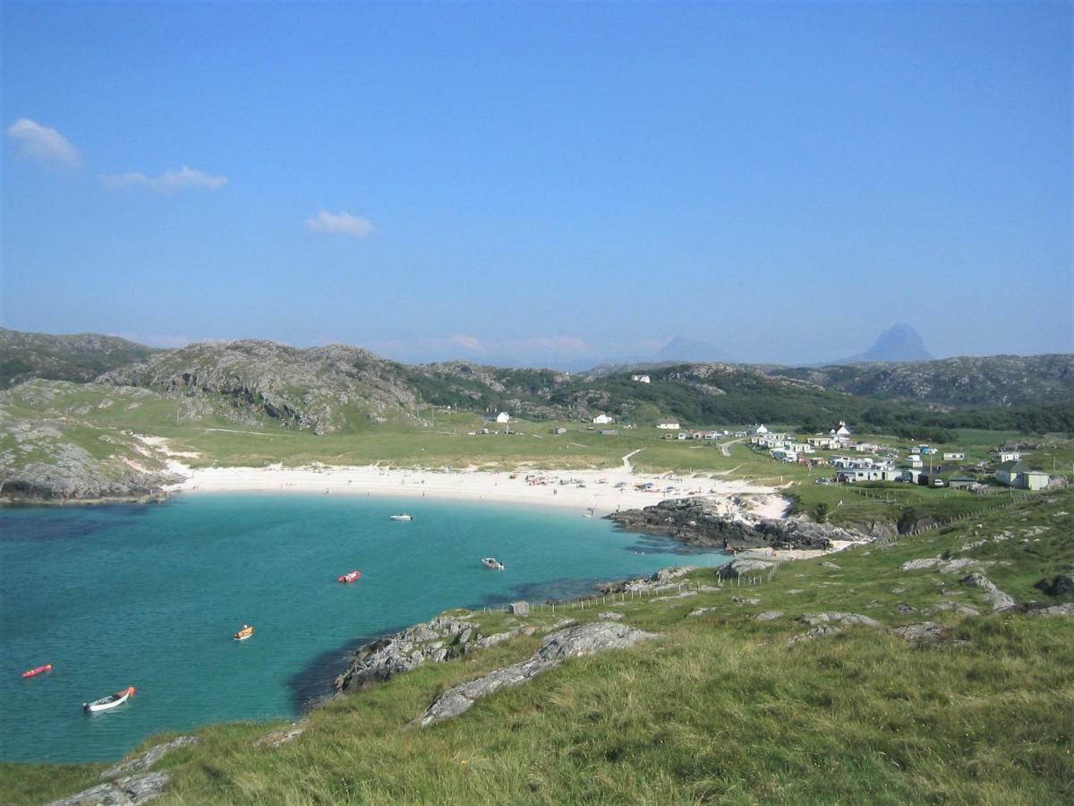 North Coast 500 Pods Hotel Achmelvich Buitenkant foto